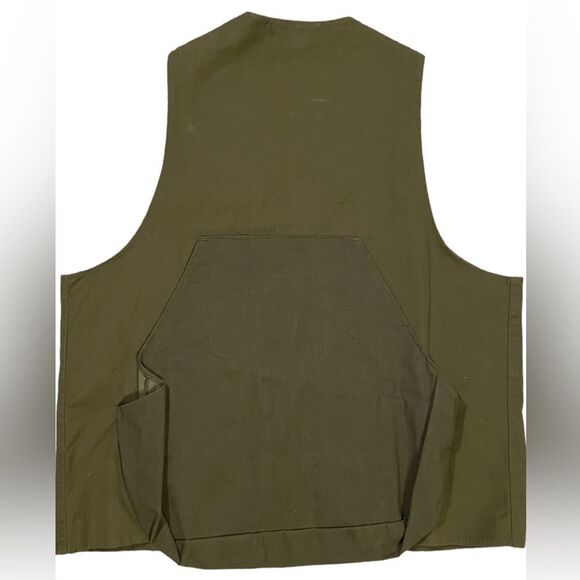 Bullseye Bill Water Repellant '50s '60s Vintage Hunting Vest; size Medium - Picture 2 of 6